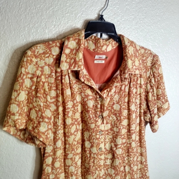 Faherty Hana Sierra India Floral Mini Dress Sz S - Picture 3 of 9